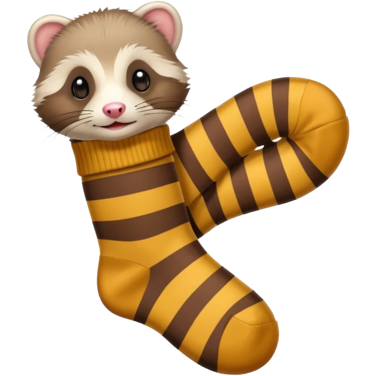 Ferret in a Sock emoji