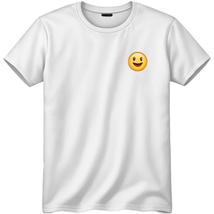 white t-shirt emoji