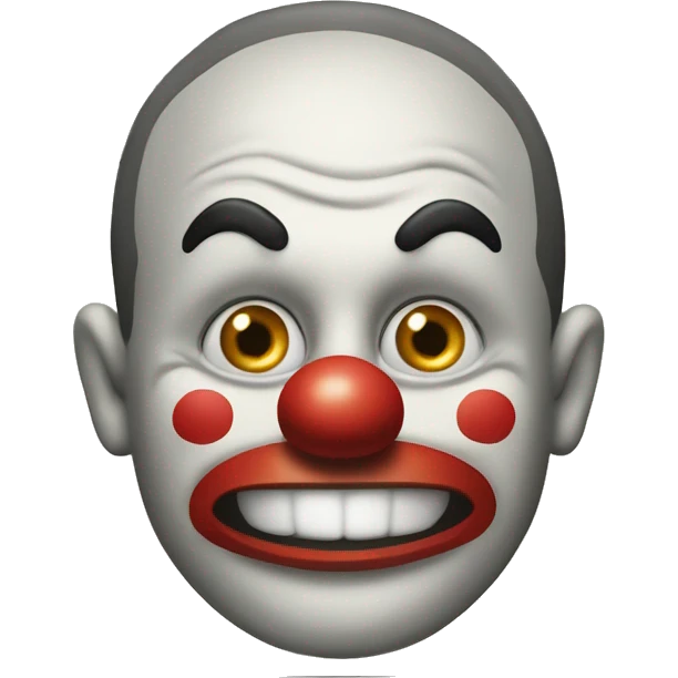 bank check, banking check from a bank with a clown's face emoji
