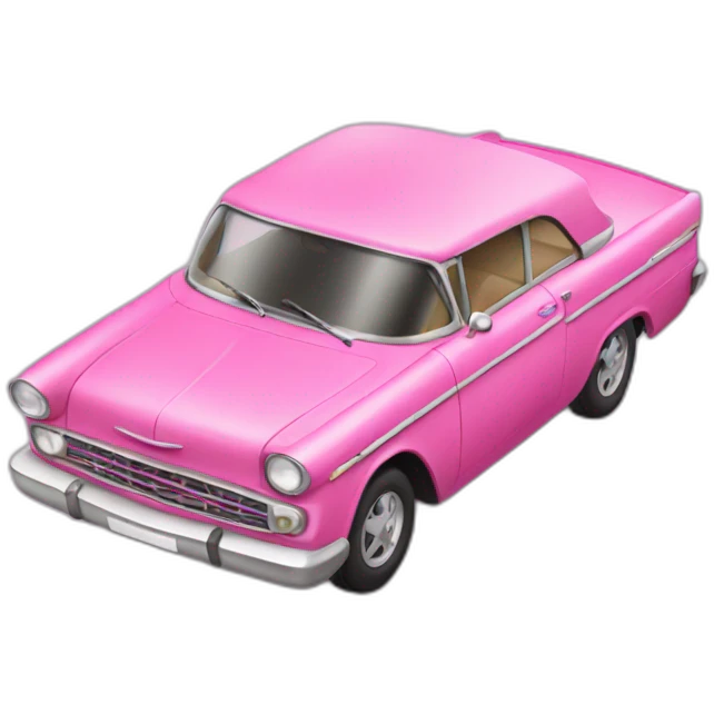 Pink car emoji