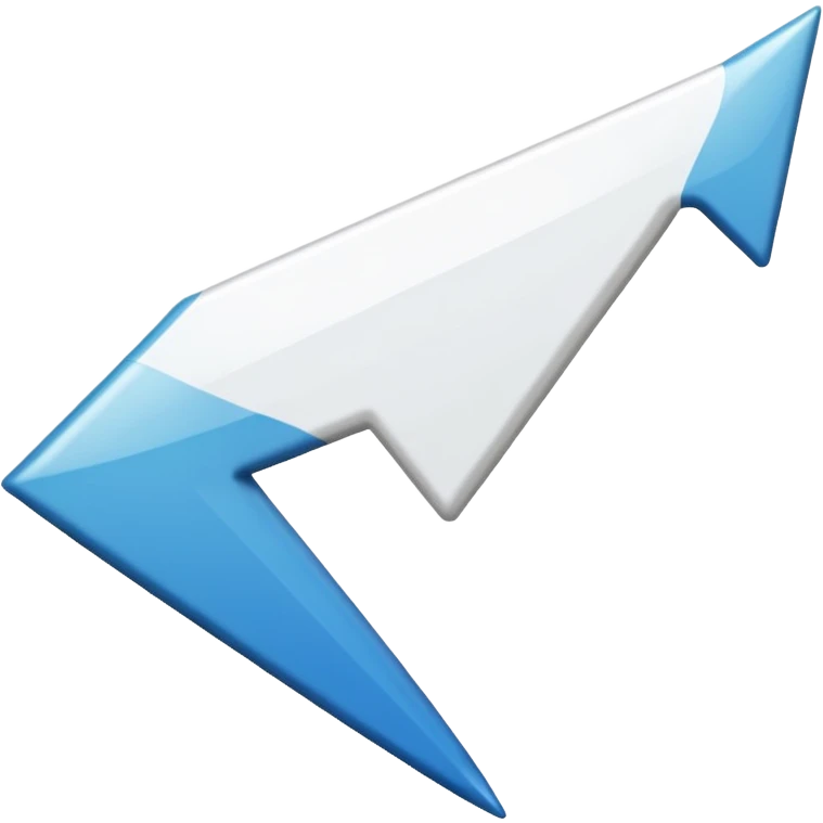 Flèche blanche a droite emoji