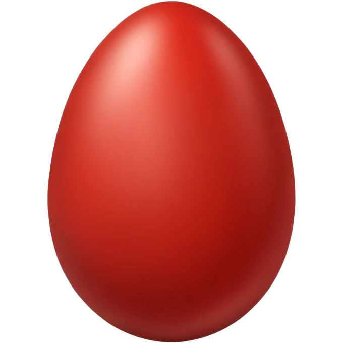 red egg emoji
