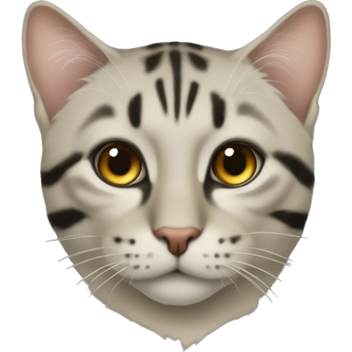 Коты целуются и вокруг сердца  emoji