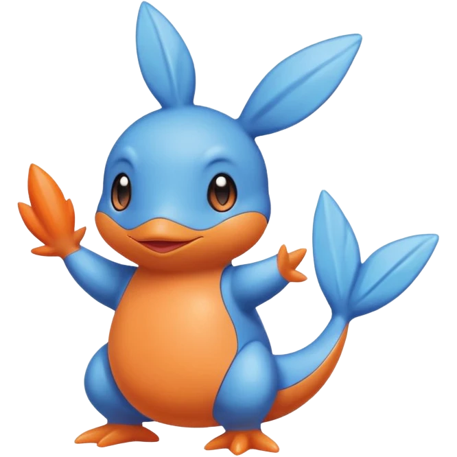 Mudkip (full body) emoji