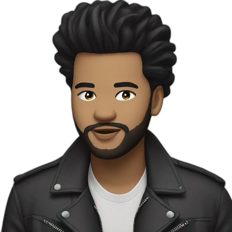 Weeknd winking emoji