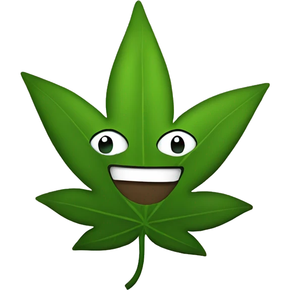 Pot leaf friend  emoji