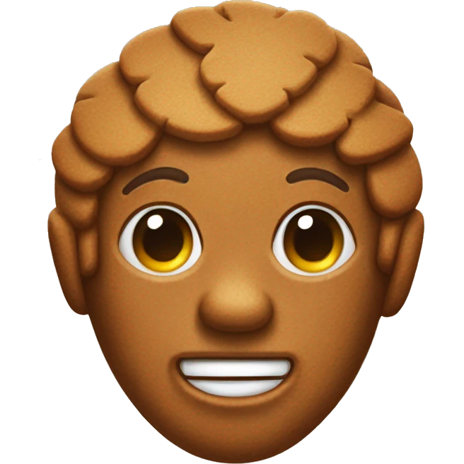 Gingerbread cookie emoji