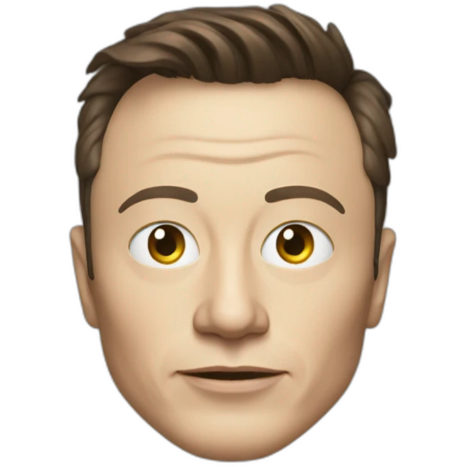 Elon musk as alien emoji