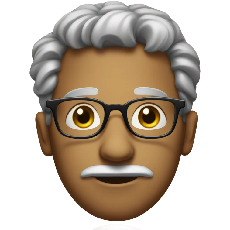 Smug questioning face with specticals emoji