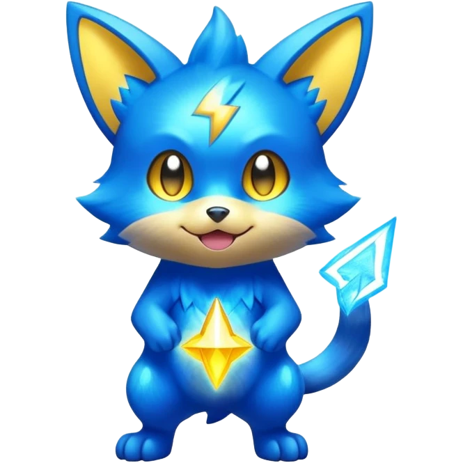  Glorious Shiny Sparkly Shinx-Electrike-Fakémon-creature emoji