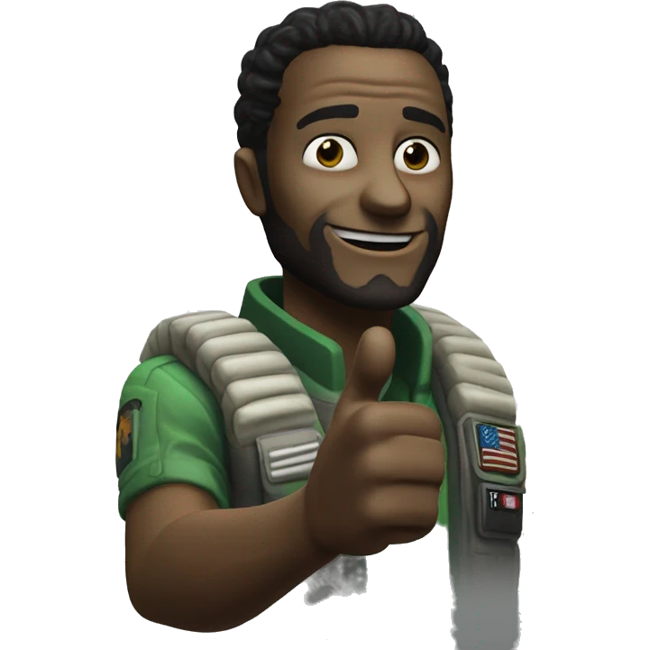 Regular joe from alien isolation giving thumbs up  emoji