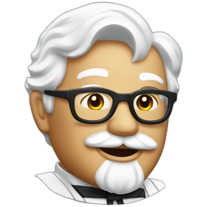 Colonel sanders celebrating emoji
