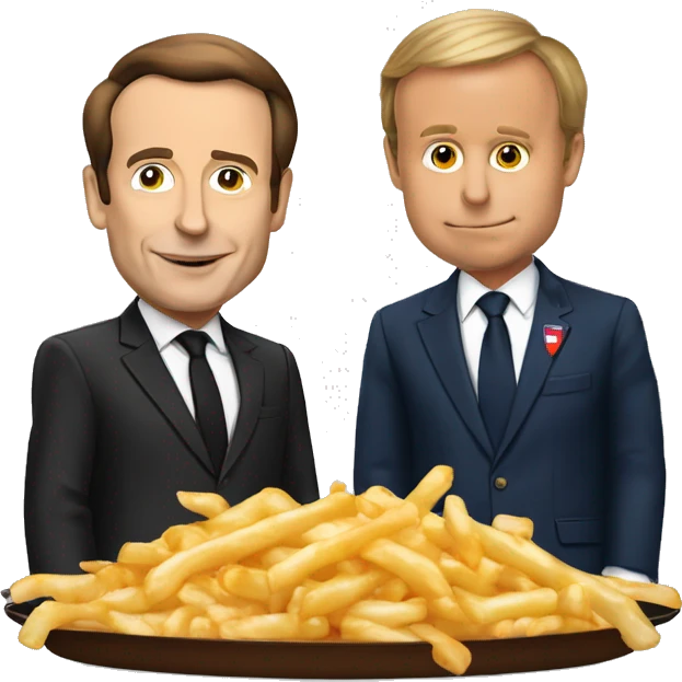 Poutine et macron emoji
