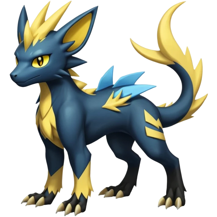Manectric-Luxray-Draco-Fakémon-hybrid-creature (full body), 4 legs emoji