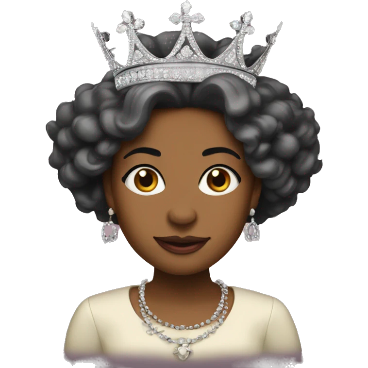 Black Queen Elizabeth  emoji