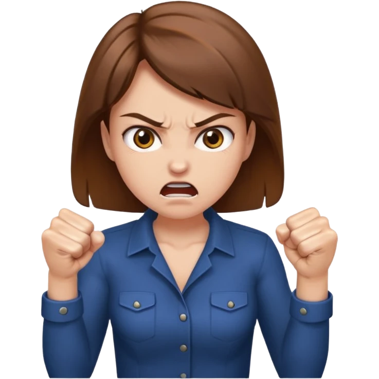 aggressive woman emoji