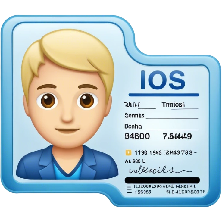 Patente di guida emoji
