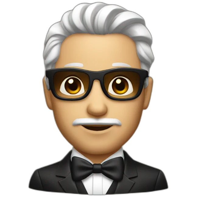 Luxurious man emoji