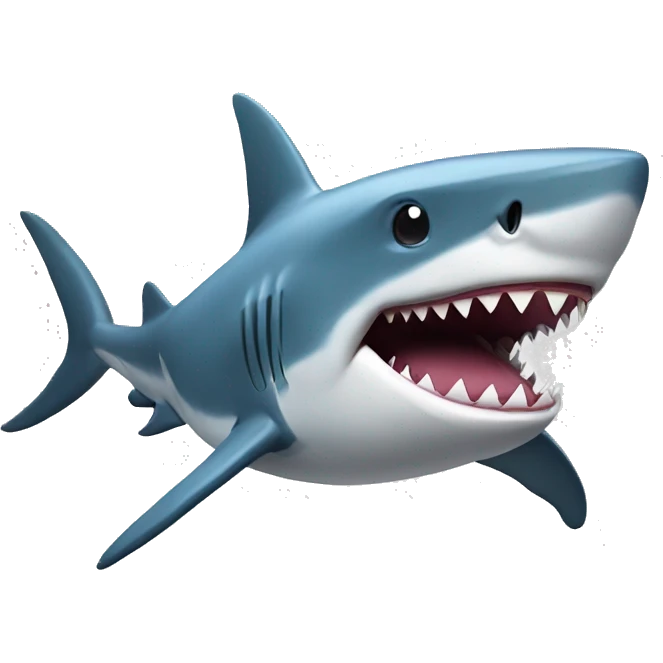 shark with topper emoji
