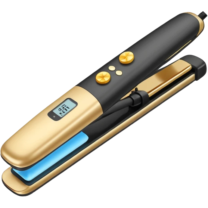 hair straightener emoji