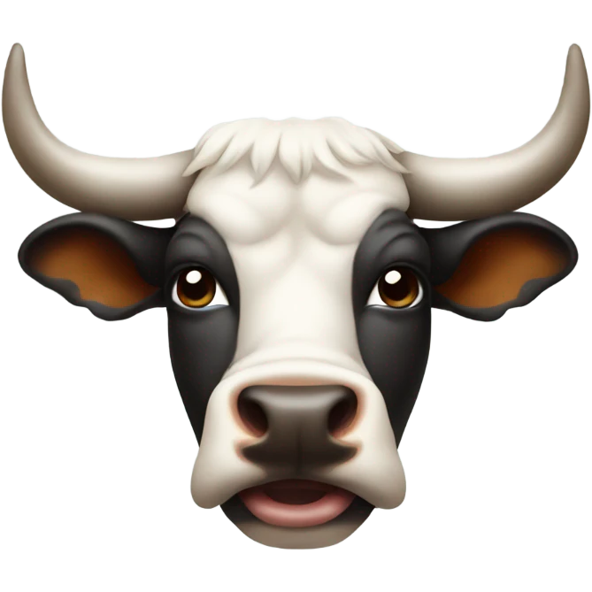 Bull with septum piercing emoji