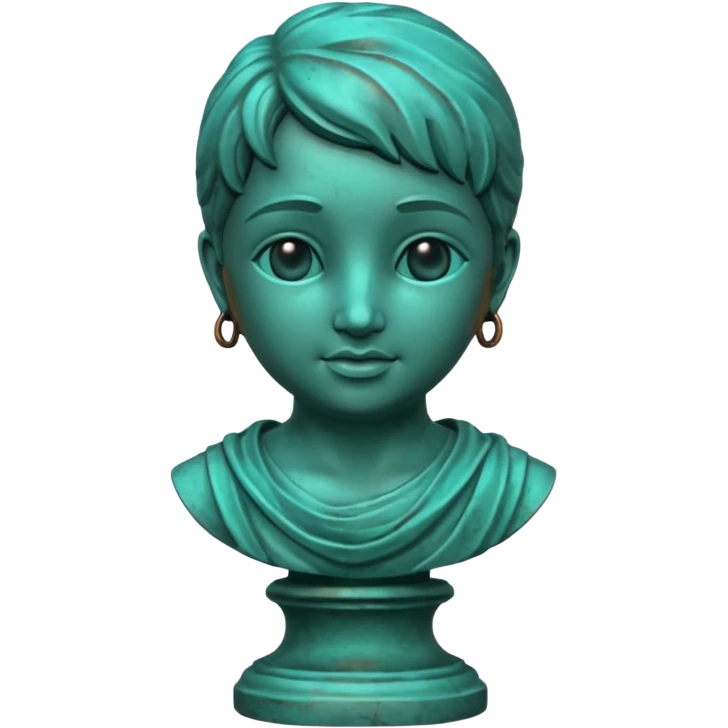 bronze statue emoji