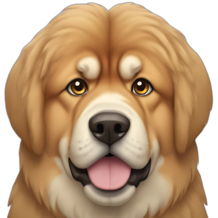 Tibetan mastiff emoji