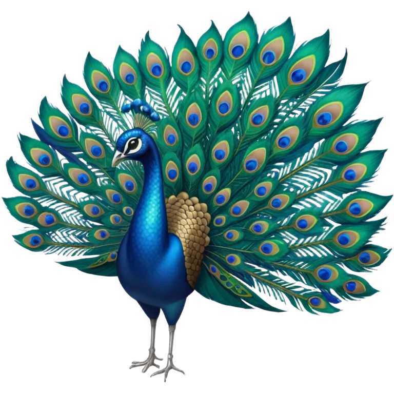 Peacock feather emoji