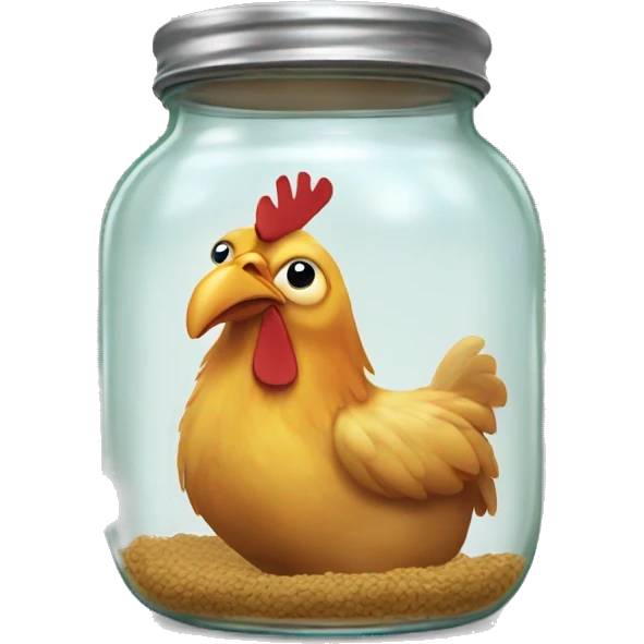 Chicken in a jar emoji
