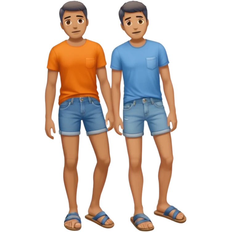 Man crumps feet emoji