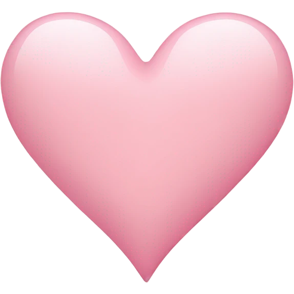 Light pink heart emoji