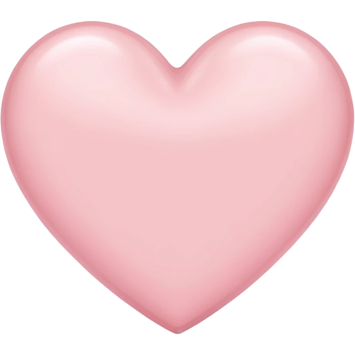 pale pink heart emoji