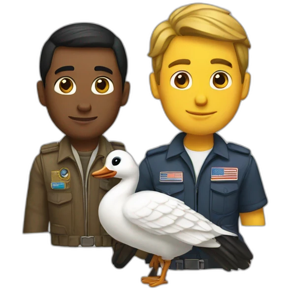 Maverick and Goose emoji