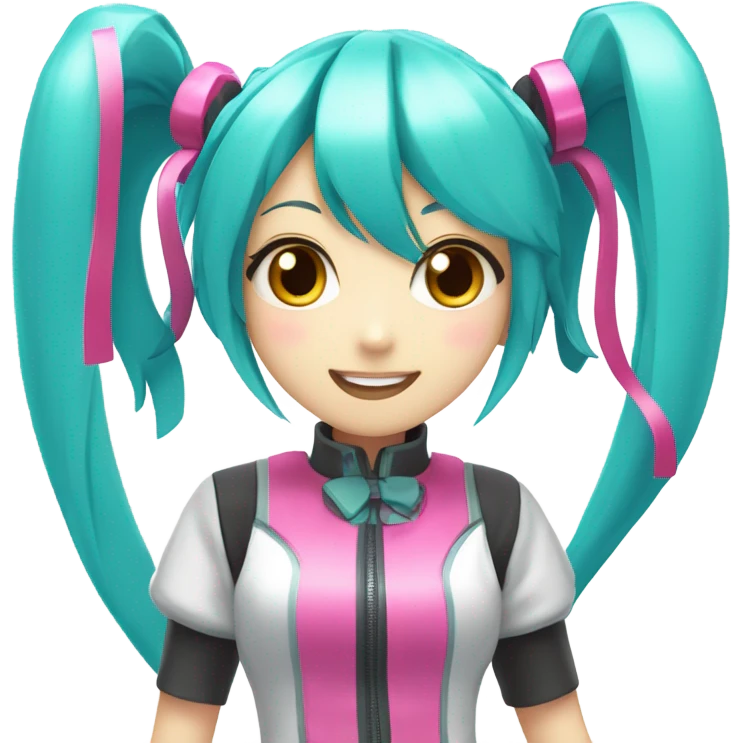 Pink miku emoji
