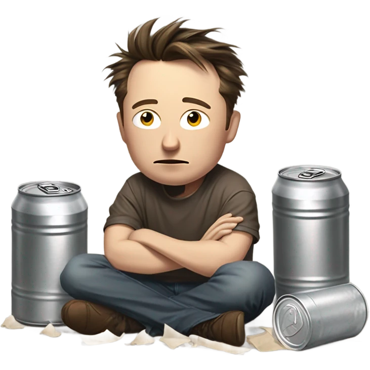 elon musk being a broke loser emoji