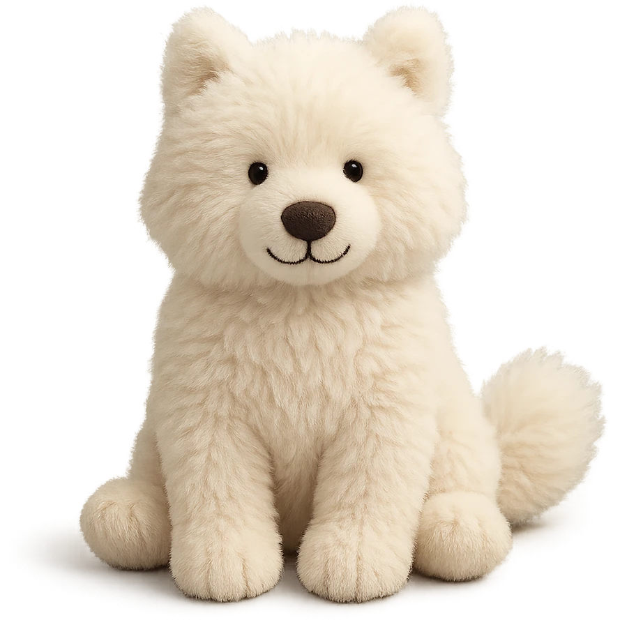 jellycat stuffed plush samoyed emoji
