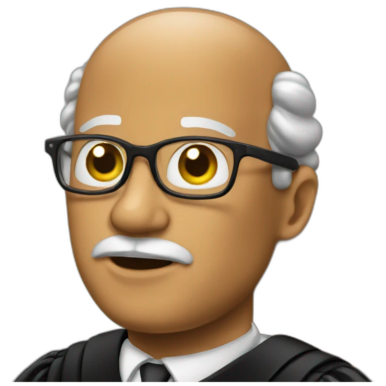 a judge emoji