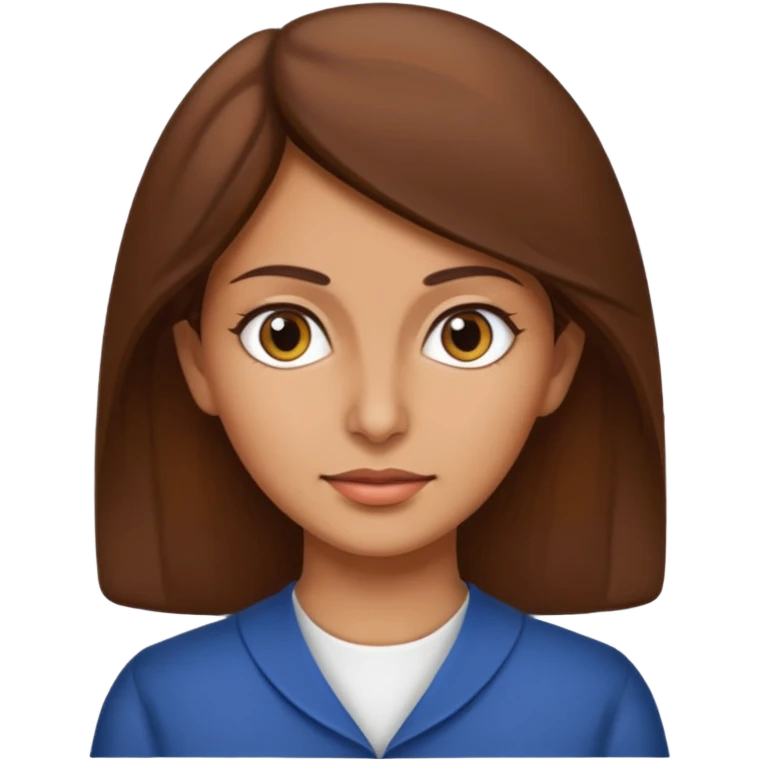 Portrait of a female Iranian civilian with a neutral expression 1980 emoji