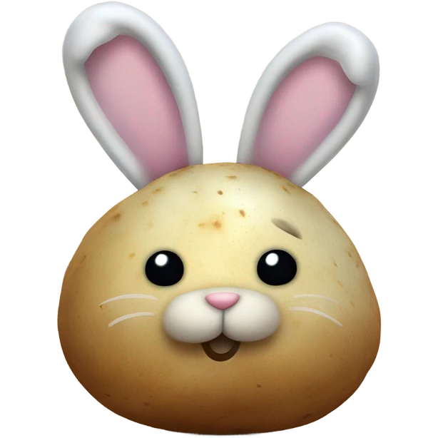 Rabbit potato emoji
