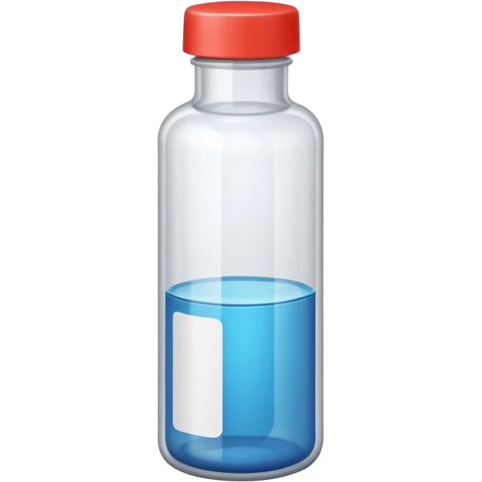 medical grade bottle of contrast material emoji