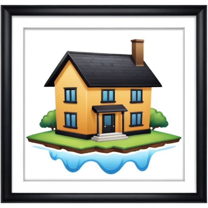 Casa al revés  emoji