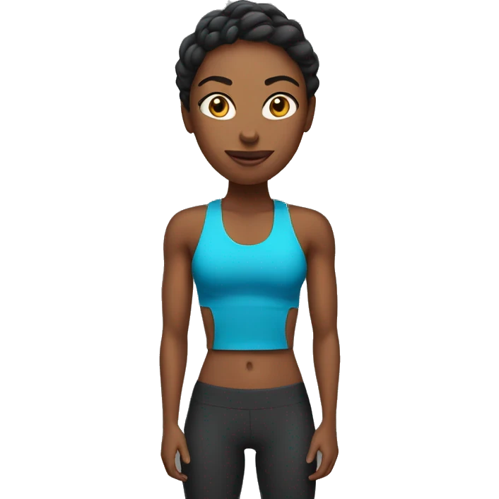 Fitness woman emoji