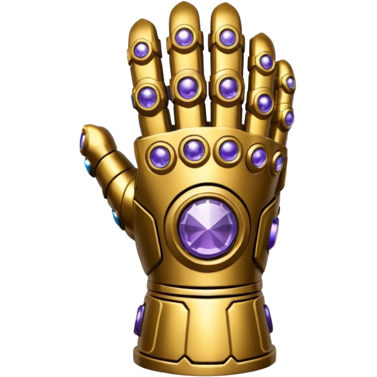 Thanos Infinity Gauntlet emoji