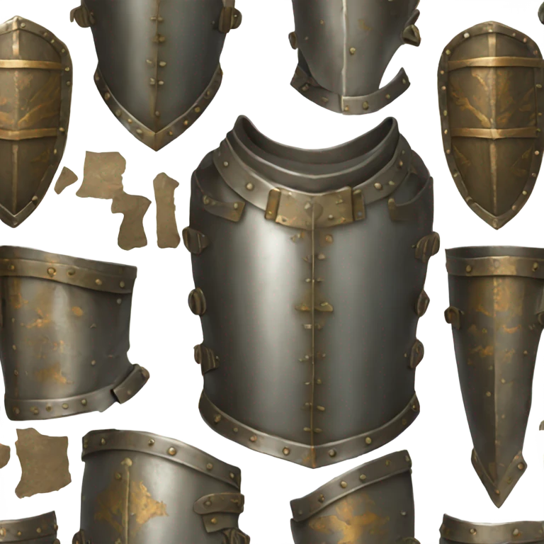medieval bronze leg armour emoji