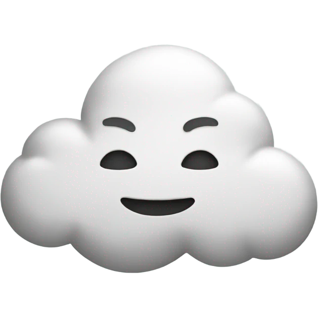 idea cloud emoji
