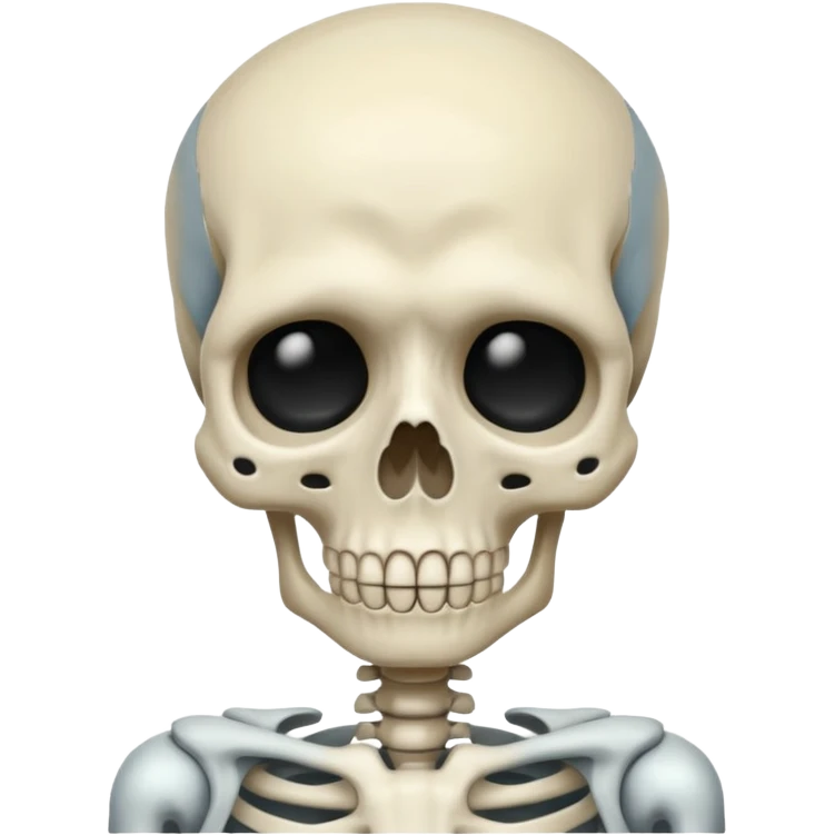 sad skeleton emoji