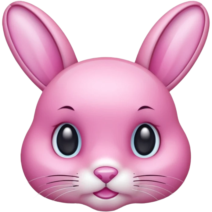  crystallized bunny pink emoji
