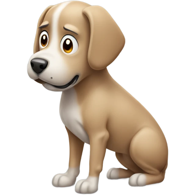 dog pooping emoji