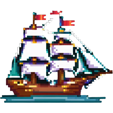 vintage cargo sailing ship emoji