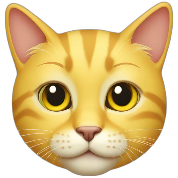 Yellow cat emoji